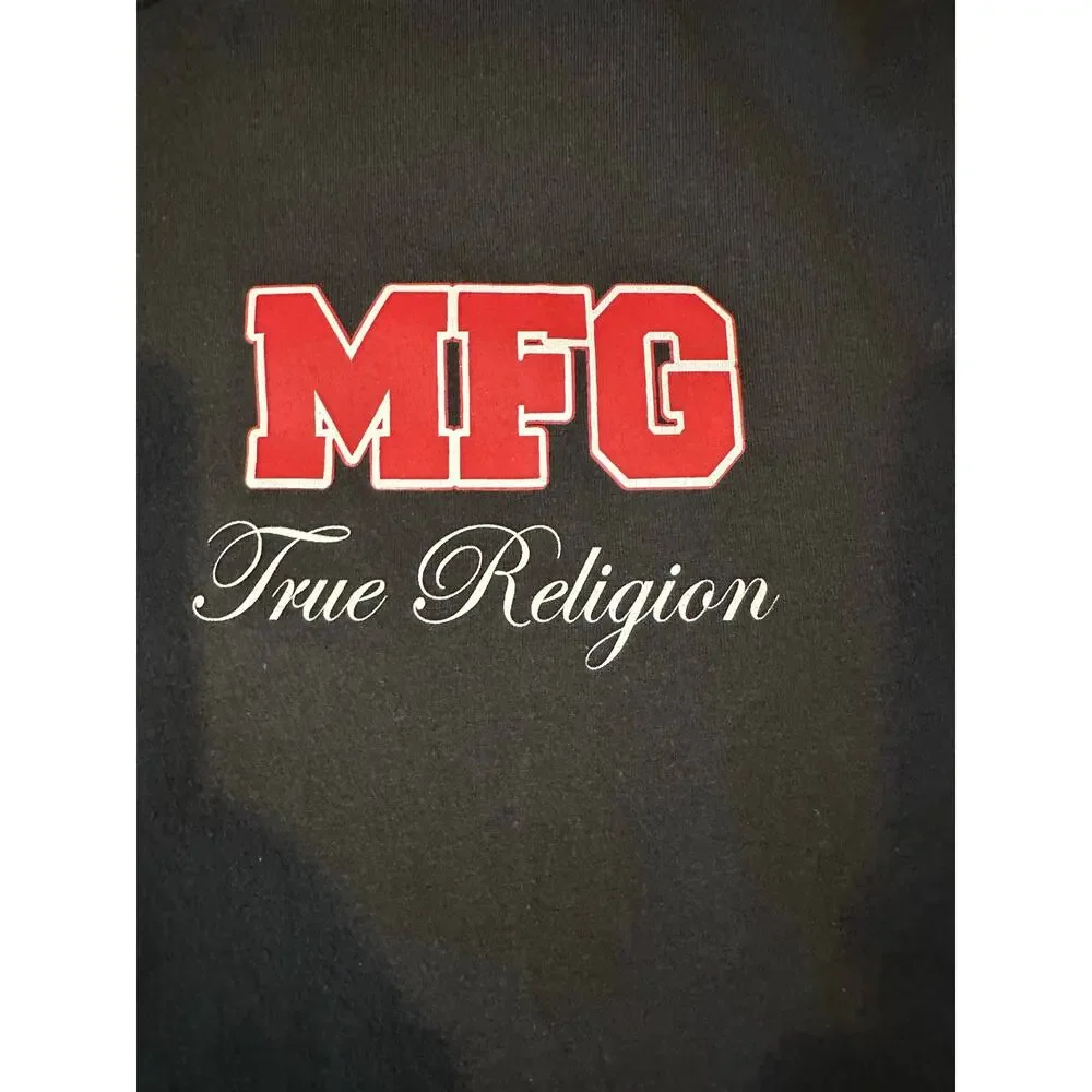 NWT True Religion Men's Black 